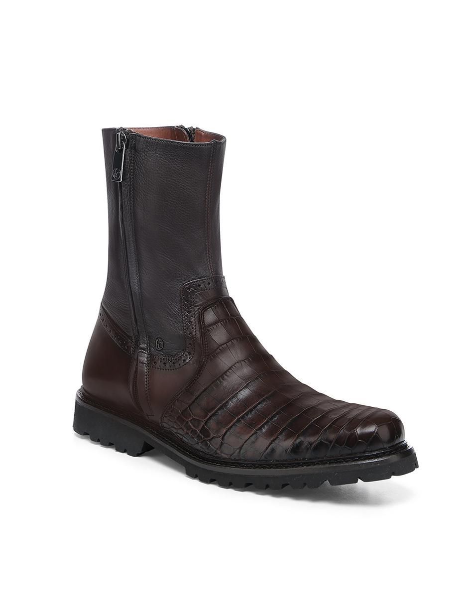 Bota de piel para hombre