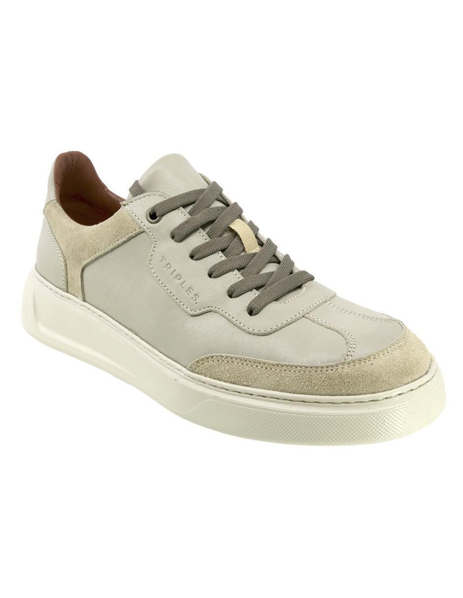 Tenis de piel para hombre
