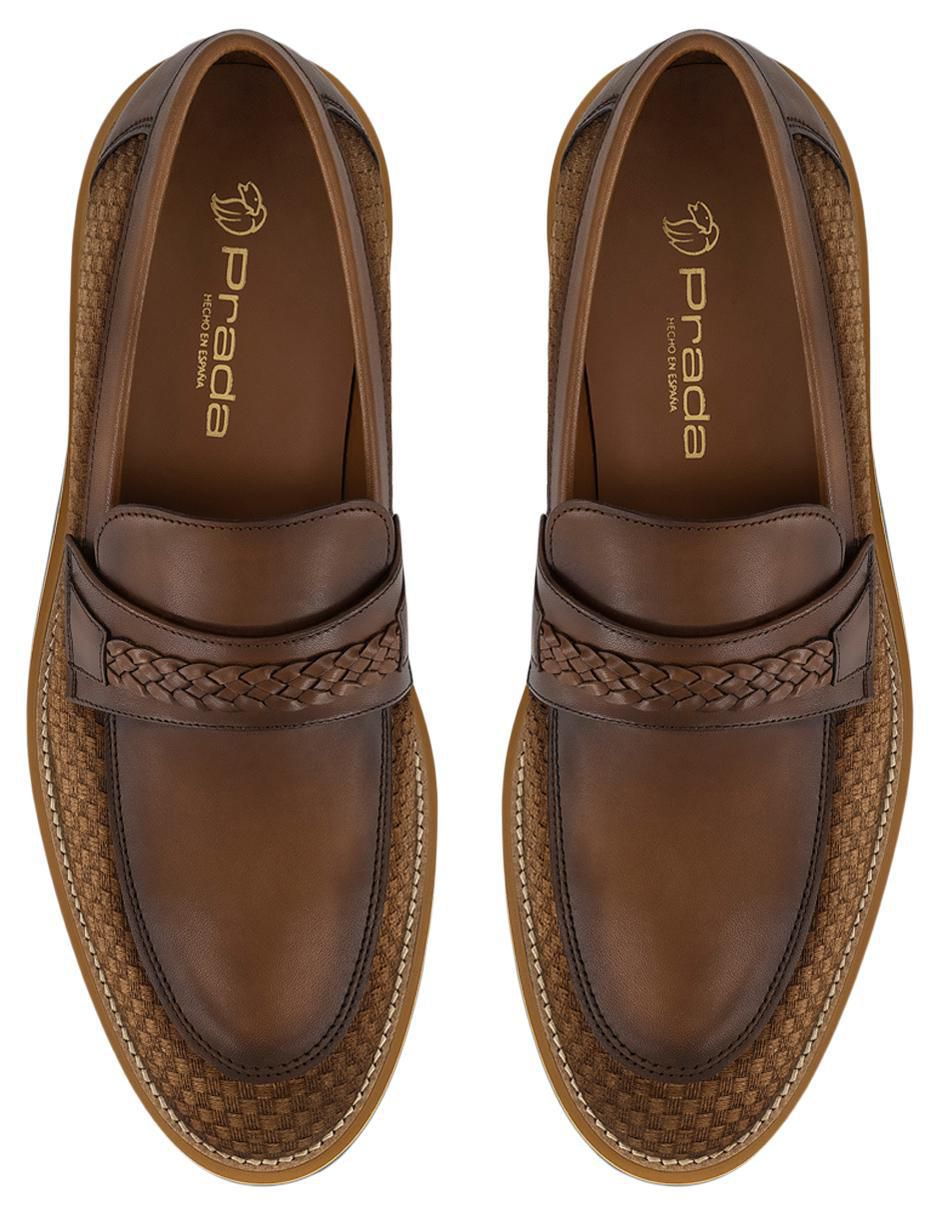 Zapato mocasín prada sin familia o colección "para hombre"