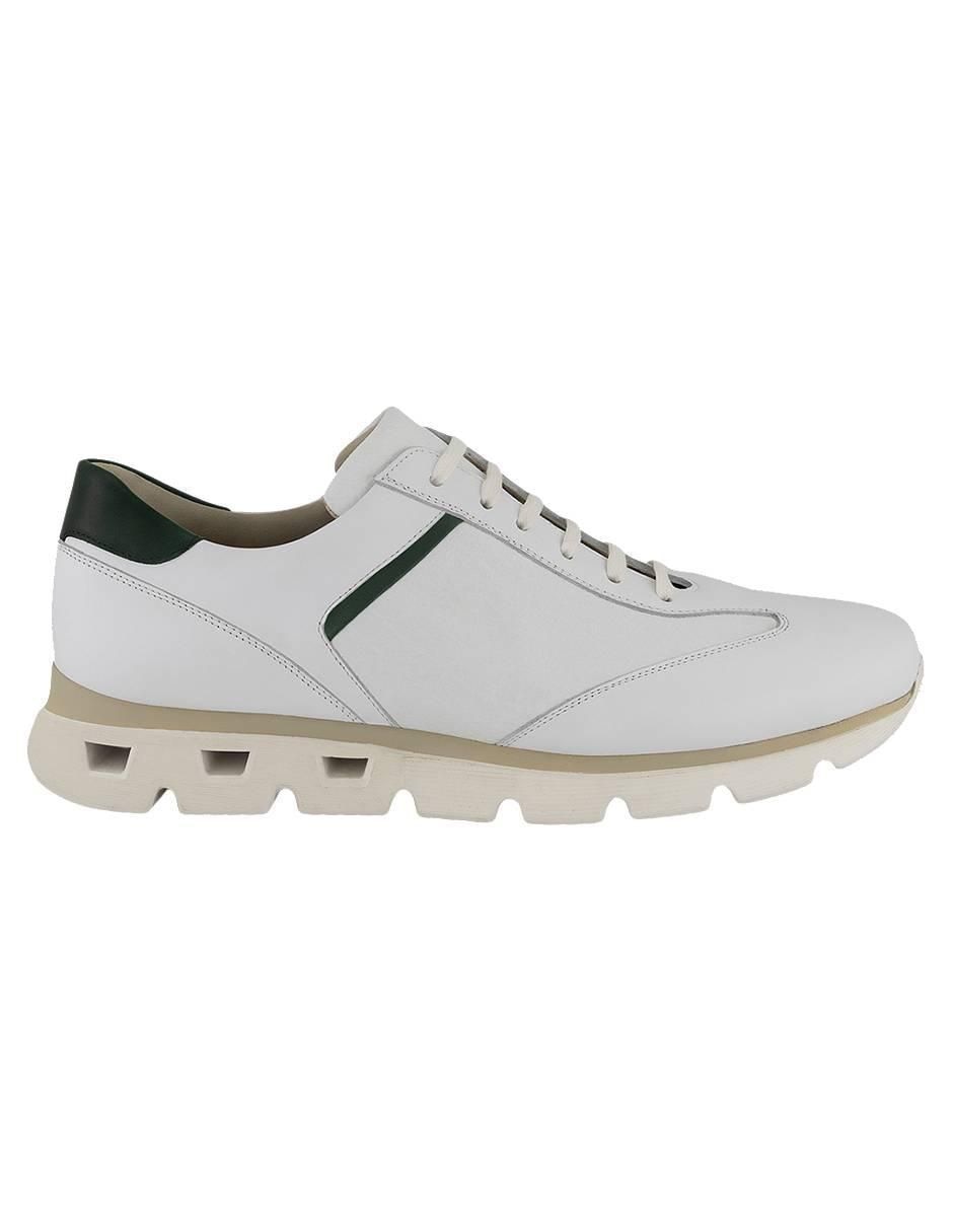 Tenis de piel para hombre