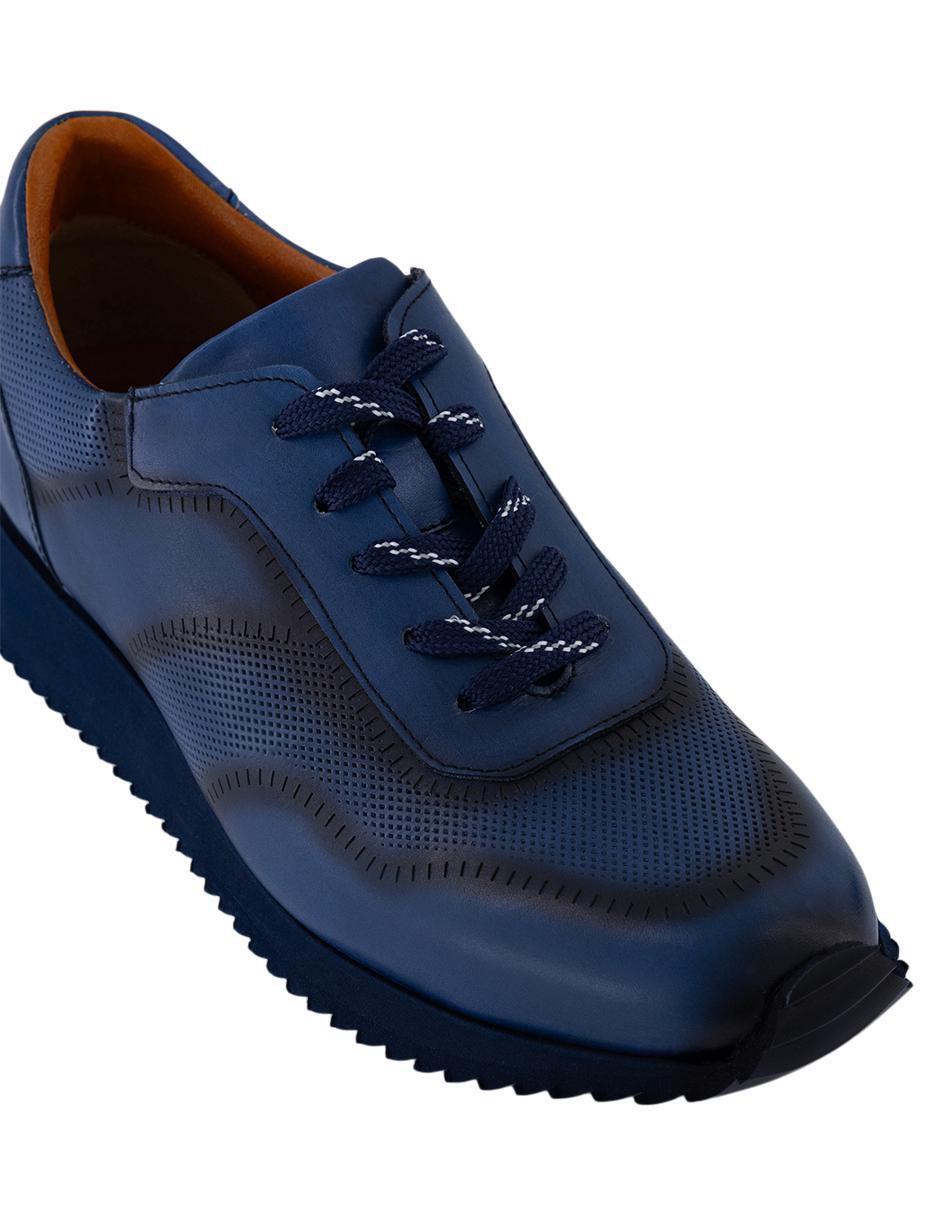 Tenis de piel para hombre 4