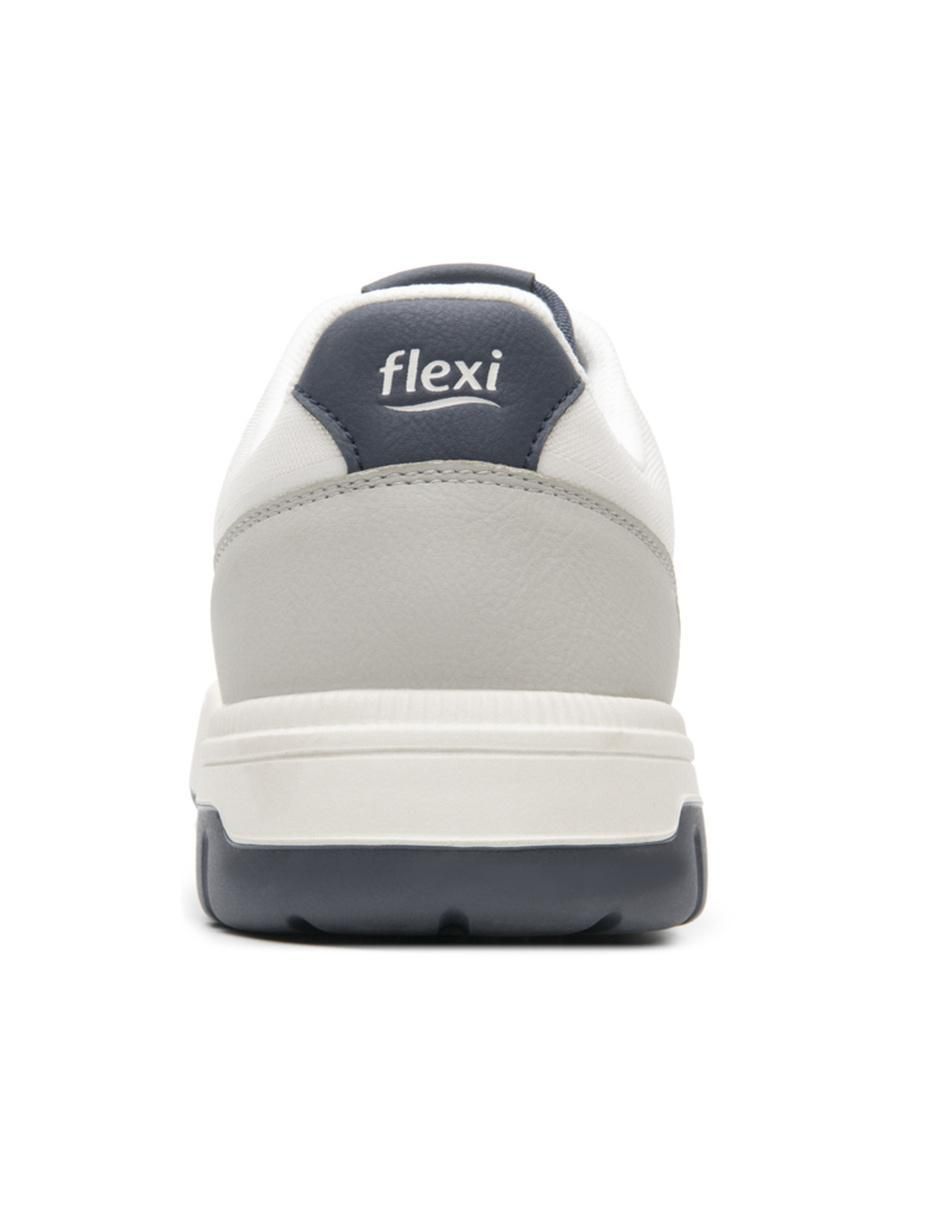 "tenis" "de piel"(si aplica) flexi no aplica "para hombre"