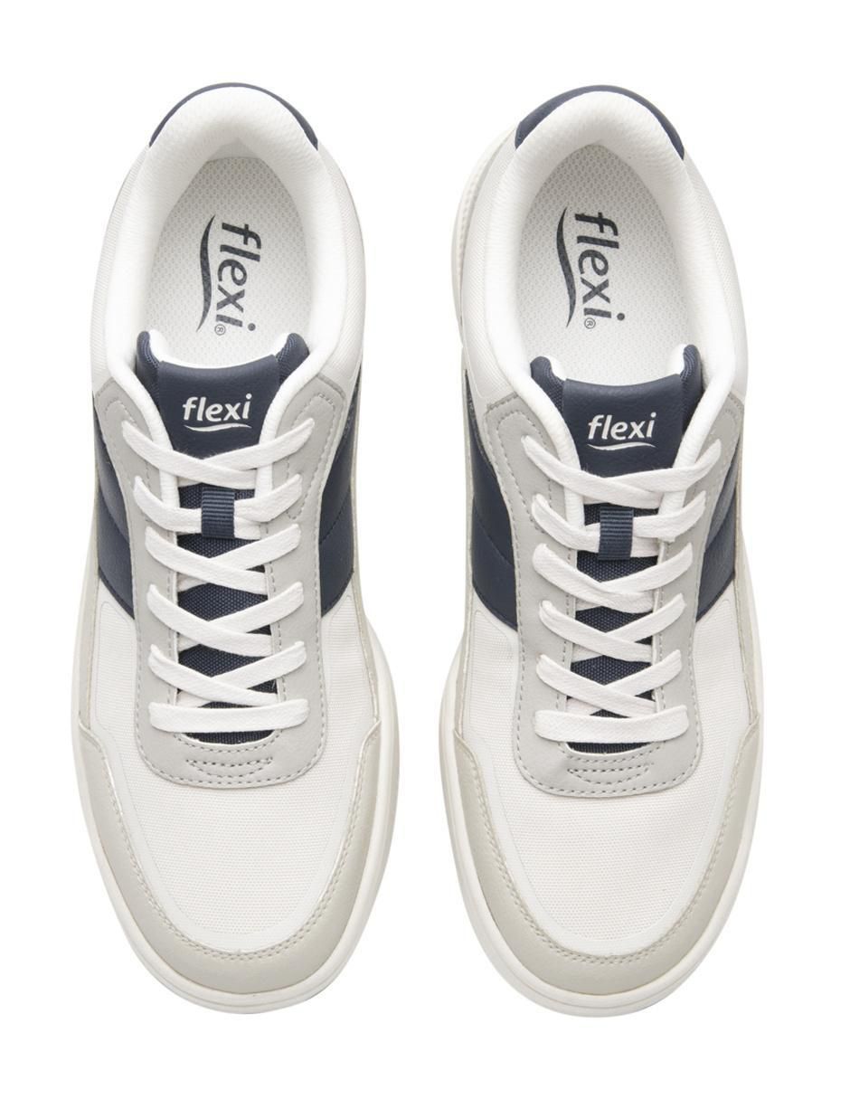 "tenis" "de piel"(si aplica) flexi no aplica "para hombre"