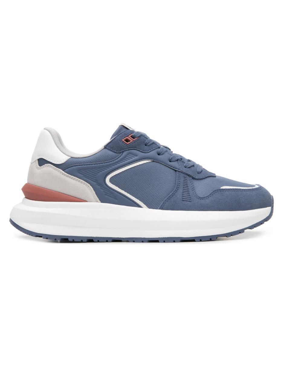 "tenis" "de piel"(si aplica) flexi no aplica "para hombre"
