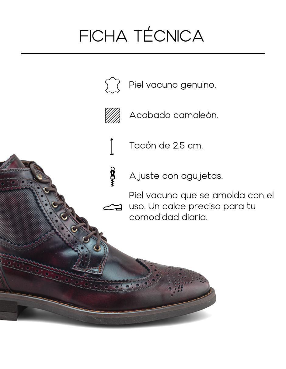 Botín de piel para hombre 6