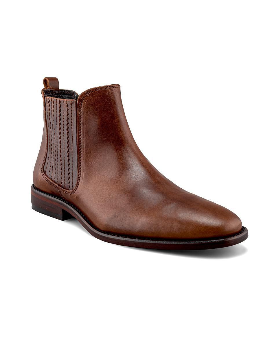 Botín de piel para hombre