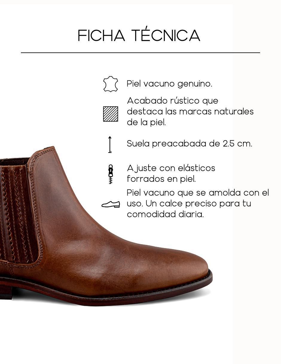 Botín de piel para hombre 2
