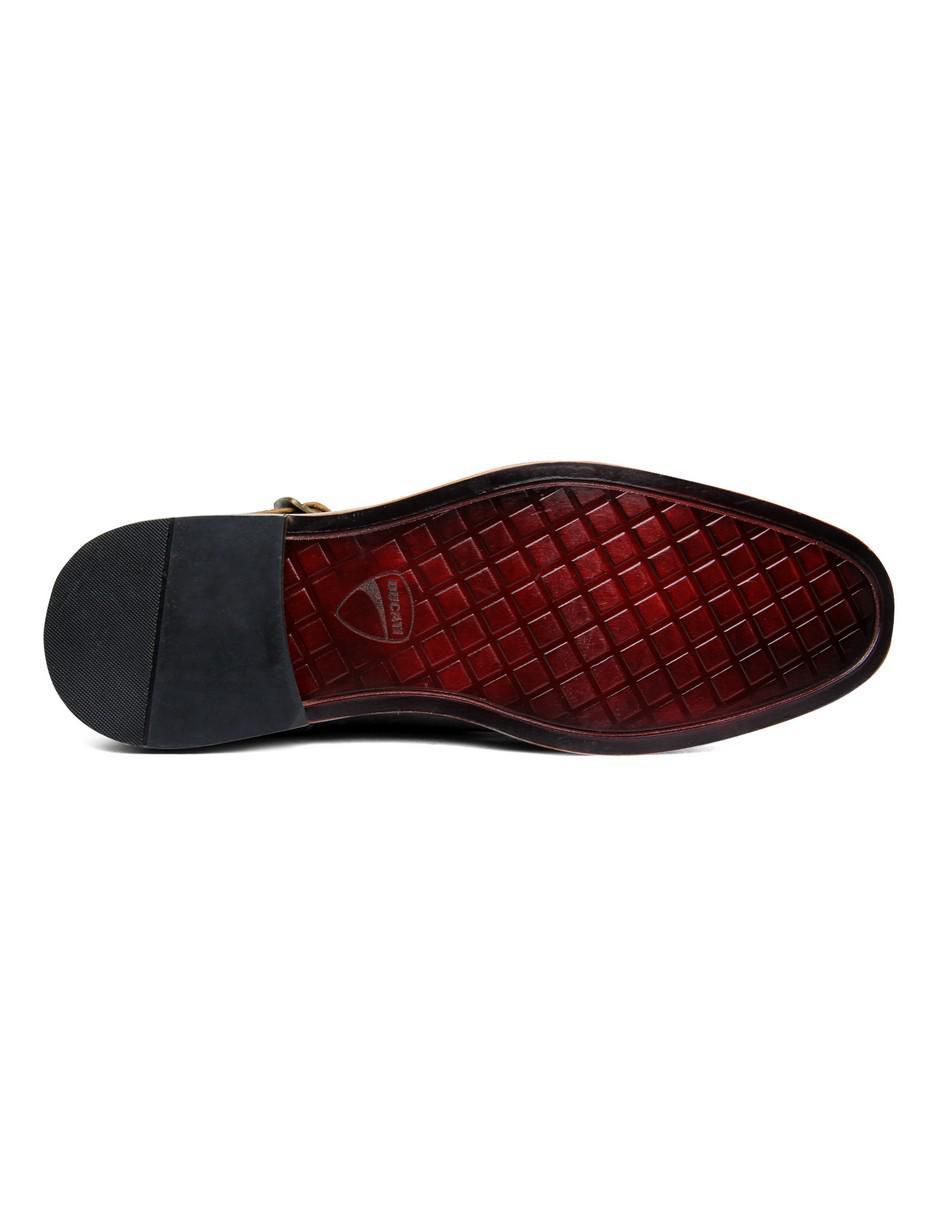 Bota/botín no aplica "de" piel bovino "para hombre" 7