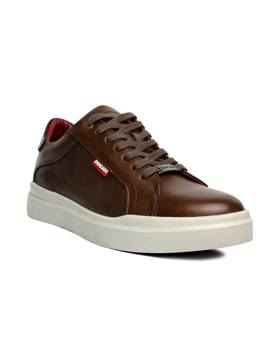 Tenis de piel para hombre